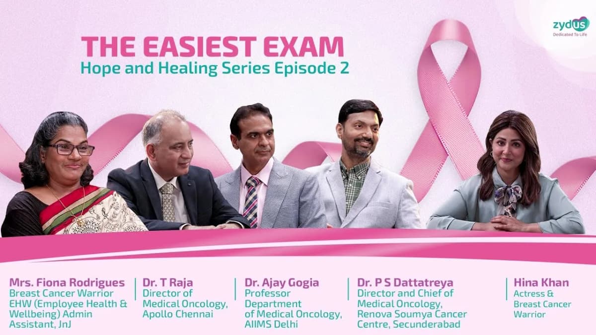 Breast cancer treatment advances & patient care | Hina Khan | Easiest Exam | Zydus Group